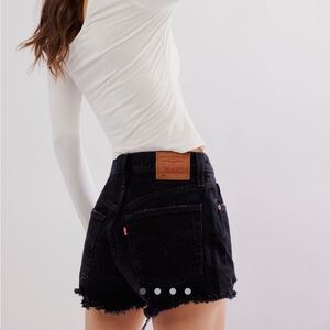 Levi’s 501 High Rise denim shorts, size W25